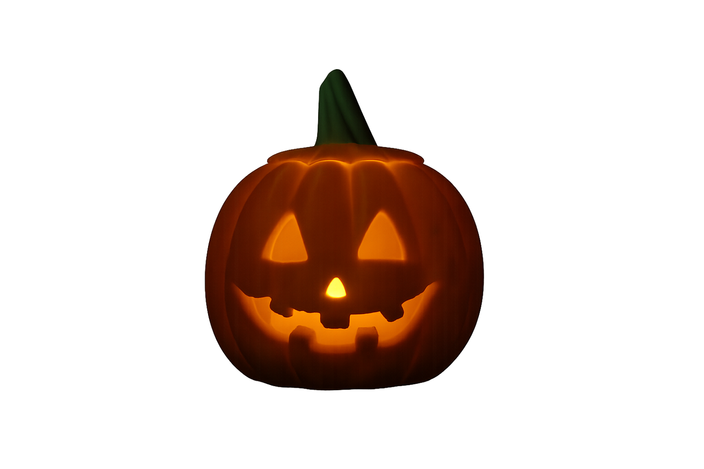 Halloween pumpkin LED tealight table decoration