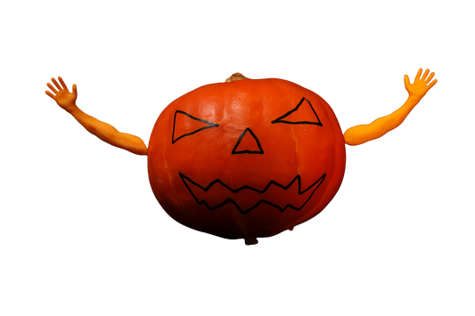 Pumpkin Deko Waving Hands